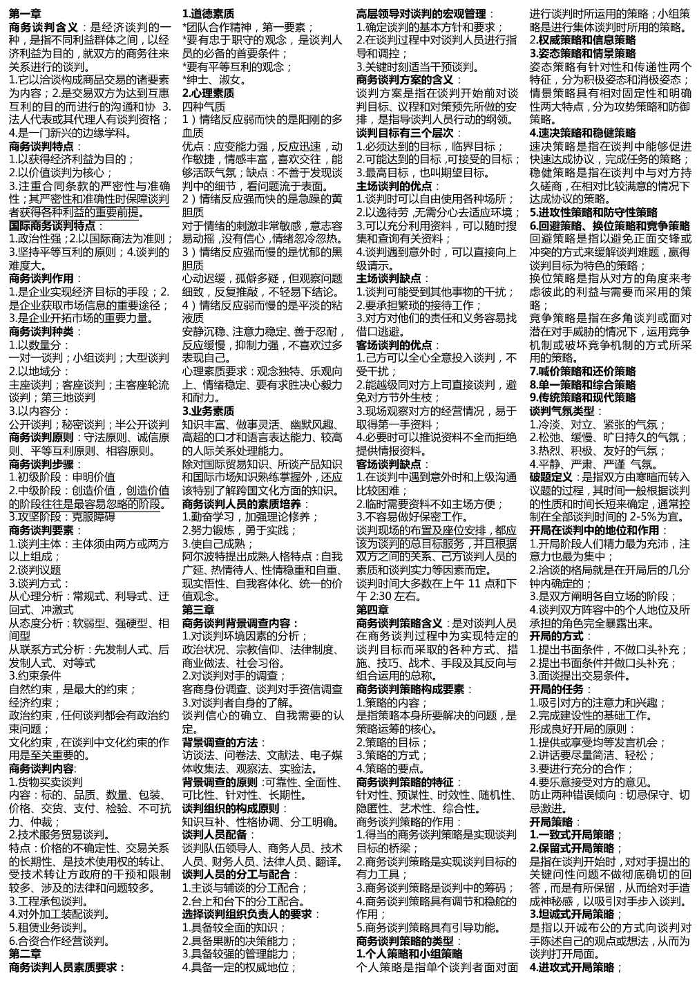 自考商务谈判复习资料哪里找? 自考商务谈判复习资料哪里找?