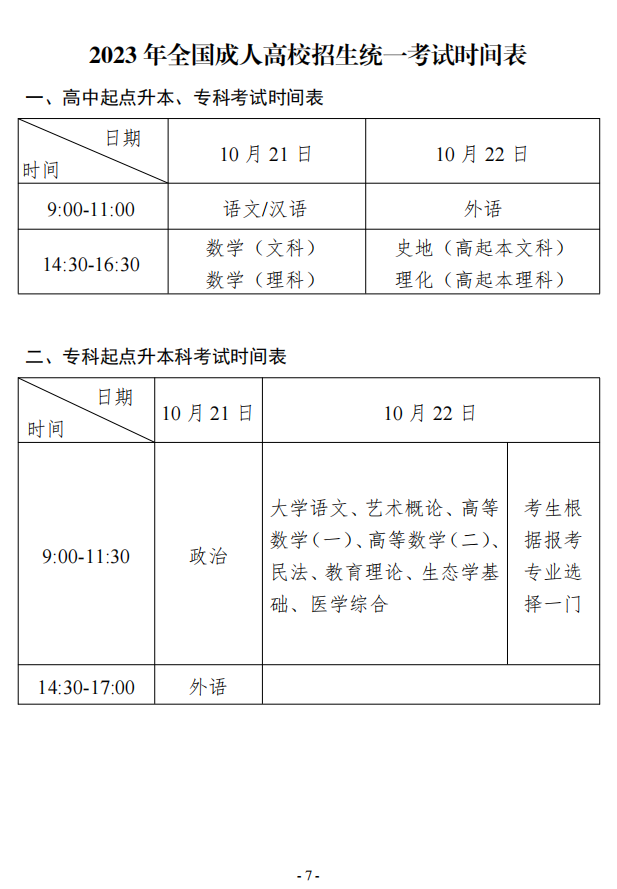 2023年贵州省成人高校考试招生考生必读 2023年贵州省成人高校考试招生考生必读
