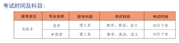 山西药科职业学院成人高考考试科目有哪些?需要什么条件? 山西药科职业学院成人高考考试科目有哪些?需要什么条件?
