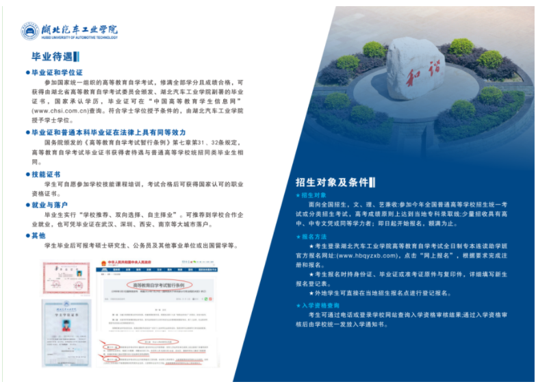 2023年高等教育自学考试全日制助学班（专本连读）招生简章