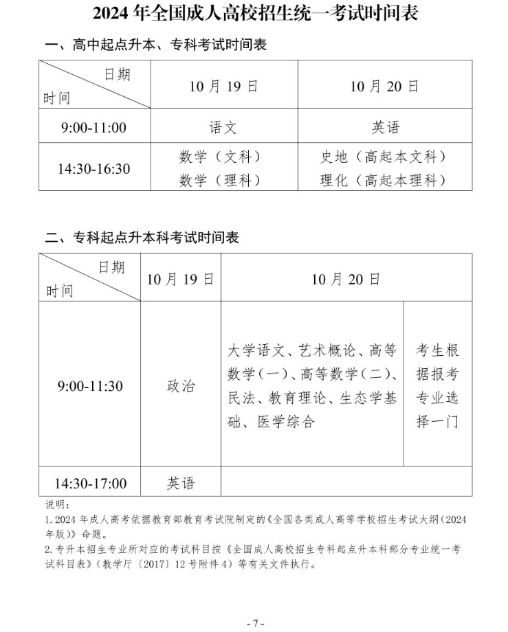 2024年贵州省成人高校考试招生考生必读 2024年贵州省成人高校考试招生考生必读