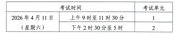 关于印发2026年4月湖南省高等教育自学考试课程考试安排及教材目录的通知 关于印发2026年4月湖南省高等教育自学考试课程考试安排及教材目录的通知