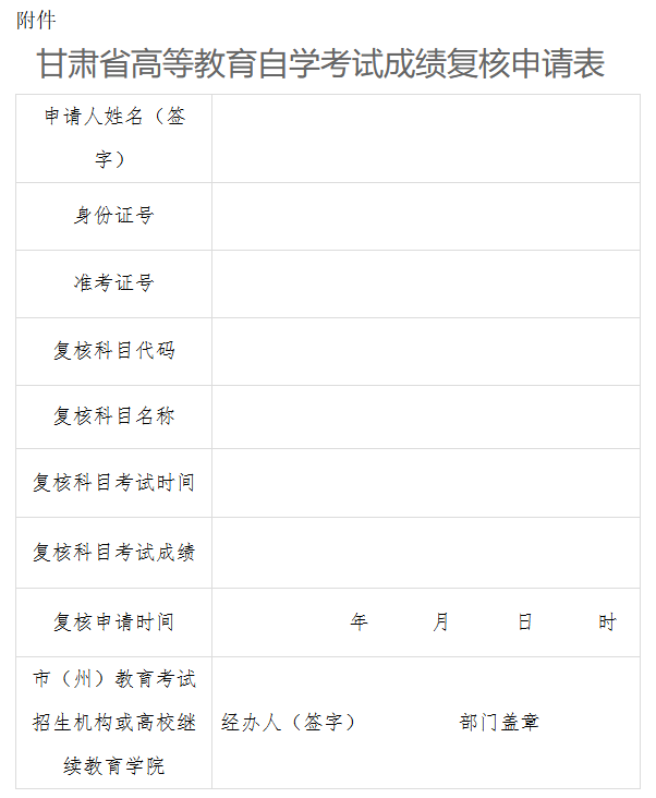 甘肃省2025年10月高等教育自学考试成绩查询公告 甘肃省2025年10月高等教育自学考试成绩查询公告