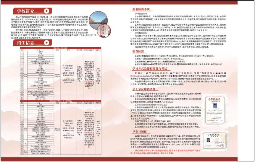 通辽开放大学2026年春季招生简章 通辽开放大学2026年春季招生简章