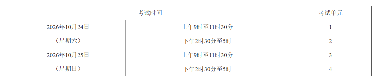 关于印发2026年10月湖南省高等教育自学考试课程考试安排及教材目录的通知 关于印发2026年10月湖南省高等教育自学考试课程考试安排及教材目录的通知