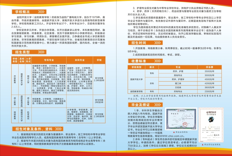 益阳安化开放大学2022年招生简章