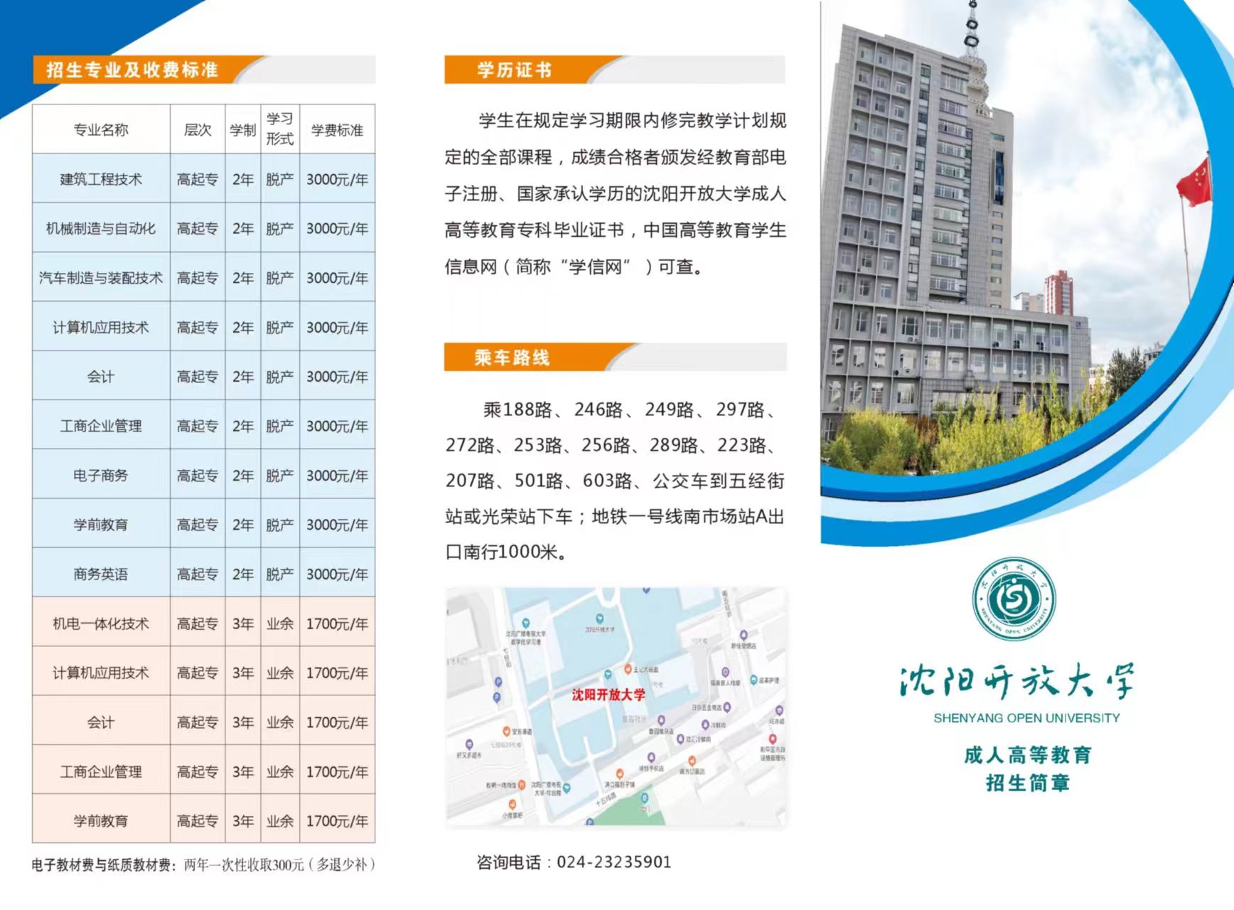 沈阳沈河开放大学招生简章