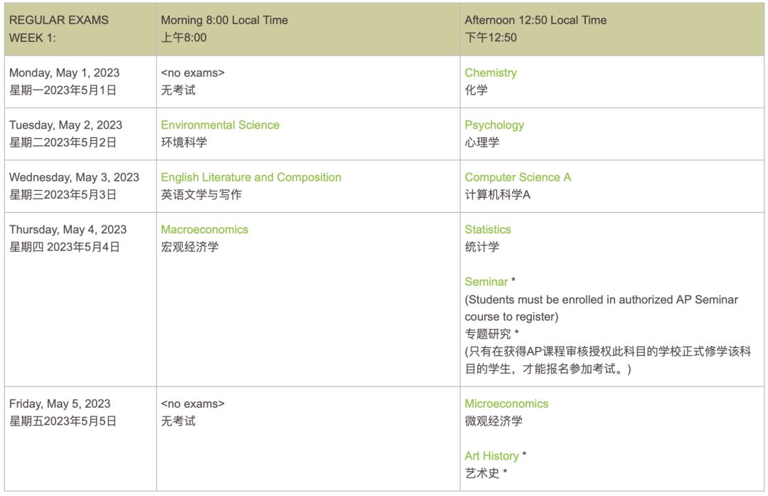 ap与sat考试时间 ap与sat考试时间