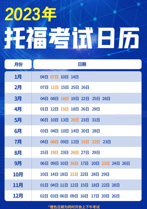 2023年四川6月托福考试时间 2023年四川6月托福考试时间
