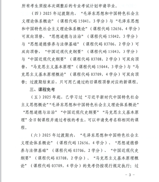 青海省教育招生考试院关于调整高等教育自学考试思想政治理论课课程设置的通知 青海省教育招生考试院关于调整高等教育自学考试思想政治理论课课程设置的通知