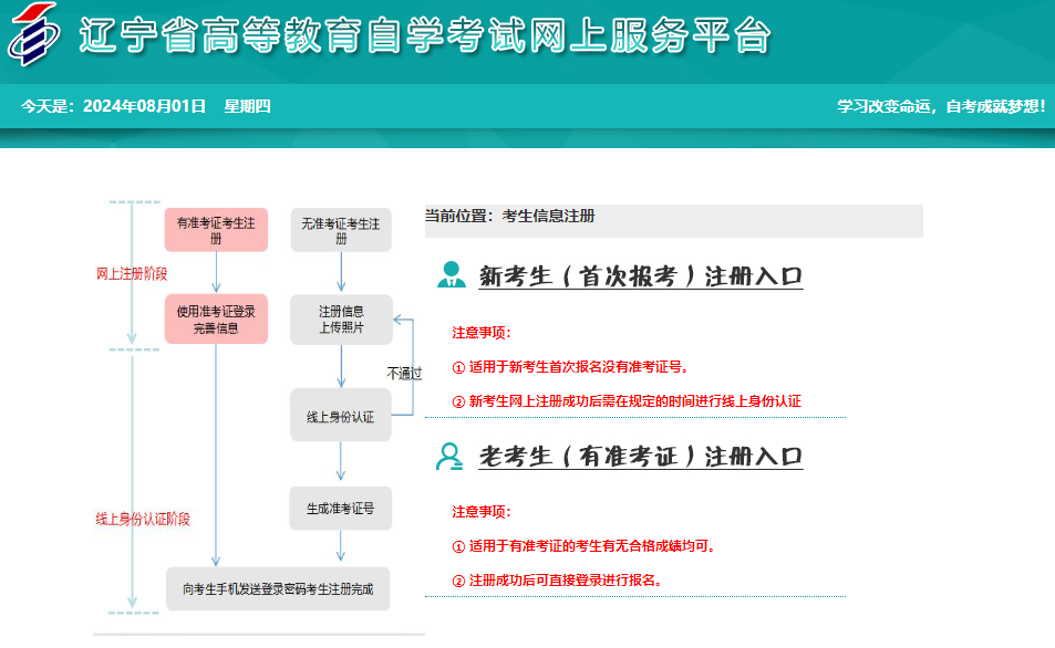 2024年下半年辽宁丹东市自考报名时间:9月1日至9月10日 2024年下半年辽宁丹东市自考报名时间:9月1日至9月10日
