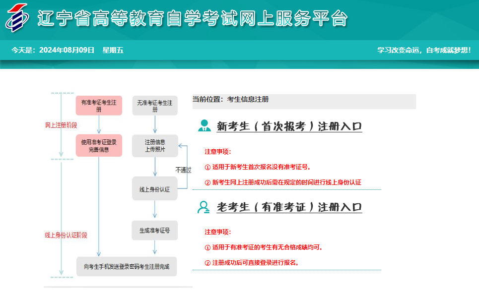 2026年4月辽宁省自考报名官网 2026年4月辽宁省自考报名官网