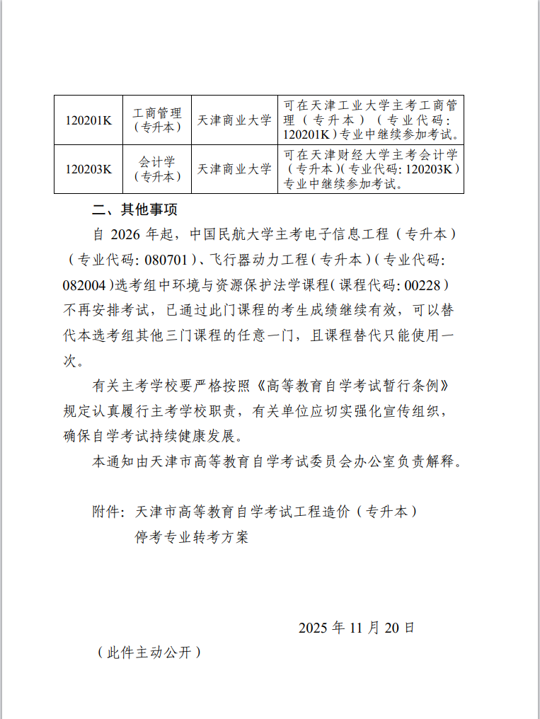 津考委高发〔2025〕3号-市考委关于天津市高等教育自学考试停考相关专业的通知 津考委高发〔2025〕3号-市考委关于天津市高等教育自学考试停考相关专业的通知
