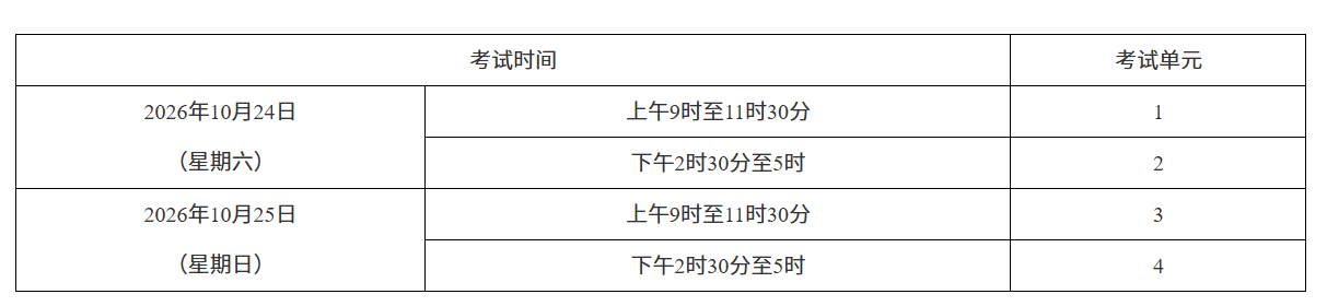 关于印发2026年10月湖南省高等教育自学考试课程考试安排及教材目录的通知 关于印发2026年10月湖南省高等教育自学考试课程考试安排及教材目录的通知